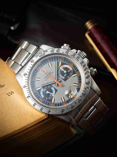 Yüksek Sınıf Versiyon Tudery Designer Holwatch Tekerlek Antik Kronograf Klasik Mens Watch 7159 Saatler