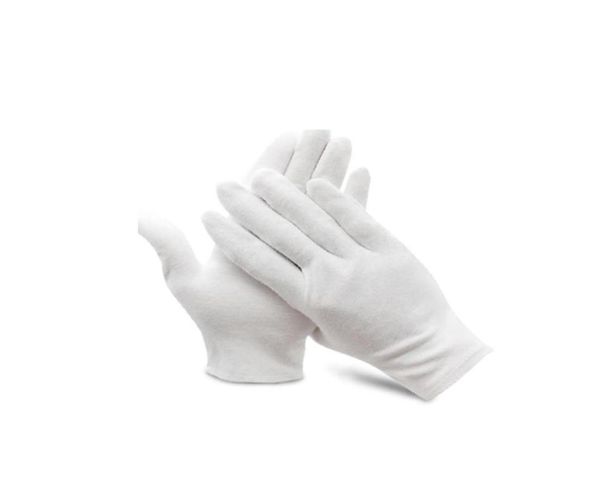 Белые качественные трудовые перчатки как для мужчин, так и для женщин, клетчатки, удобно дышащий 239c6631830