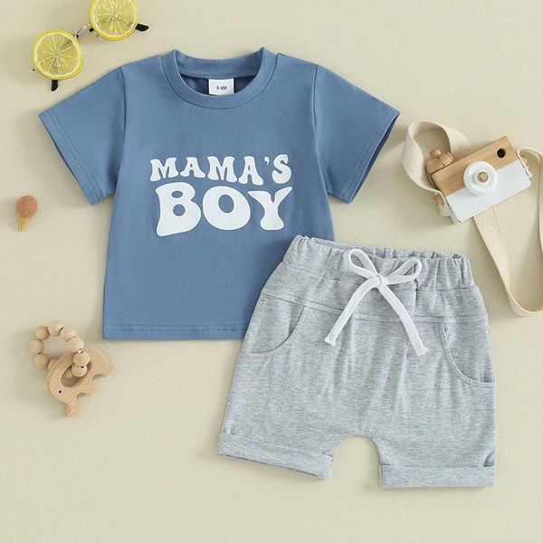 Set di abbigliamento mamas boy bidone abiti per bambini in estate