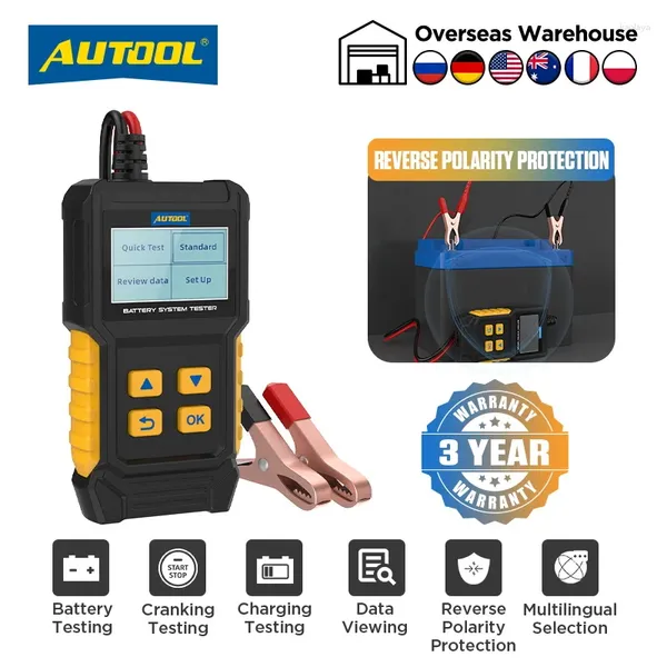 Auto -Batterie -Tester Automobillastsystem Analysator Lade -Cranking -Testwerkzeuge