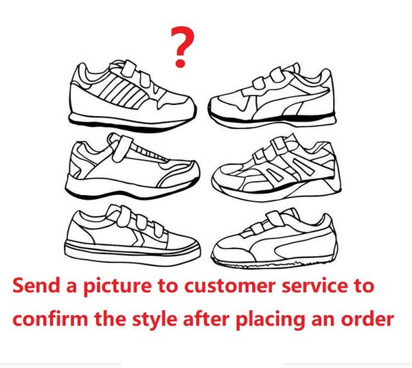 Altri stili dell'ordine Special Sneaker Sneaker Shoe Sandals Cash Sandals dopo l'ordine di notare lo stile