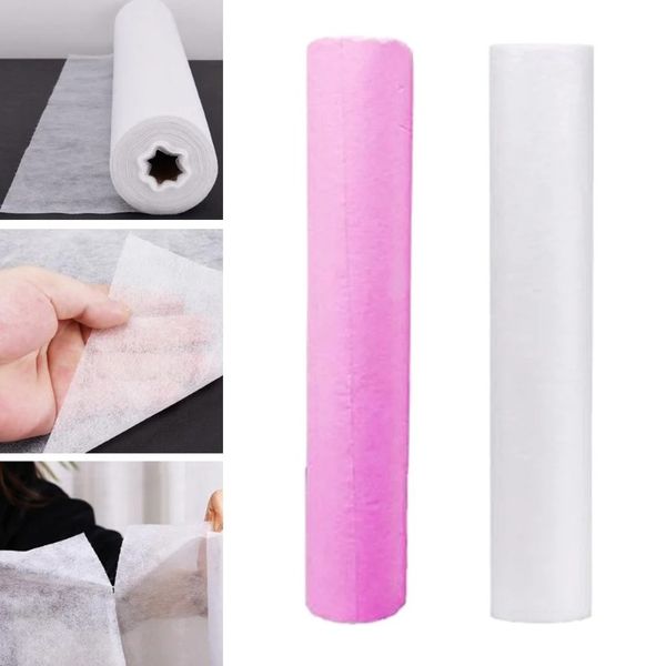50 PCS Dispensáveis de massagem de spa Dispensa lençóis de massagem de salão de leito de papel não entrelaçado tampa de tampa de tampa de tampa de tampa