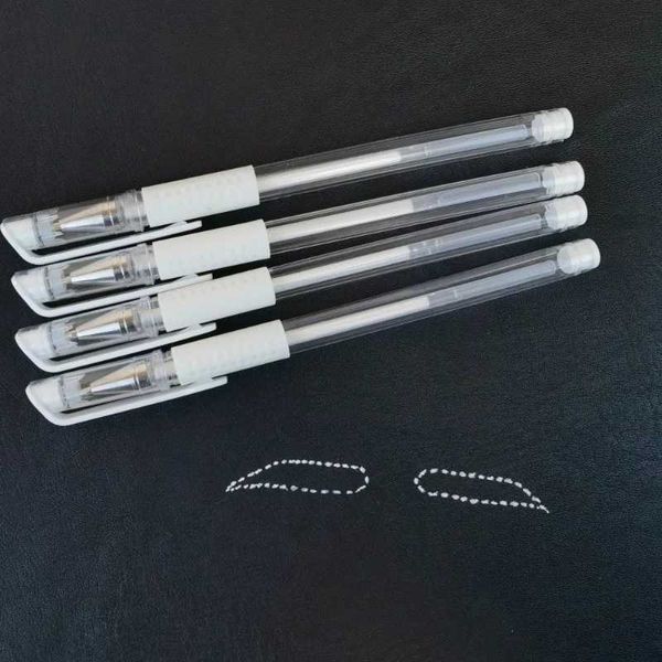 Tattoo Transfer White Chirurgical Haut Marker Stift für dauerhafte Make -up Augenbrauen Schreiber wasserdichte Marker Stift Bleistift Tattoo Zubehör Lieferungen 240427