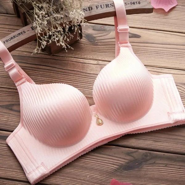 Sutiãs espessados push up mulheres sexy bra girl's wireless lutwear calwear