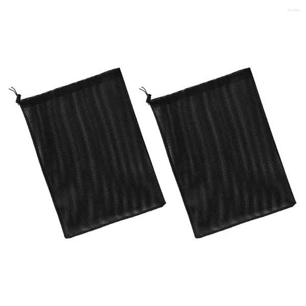 Gartendekorationen 2pcs Polyester Teichnetzsiebsfilterbeutel Schwimmbad