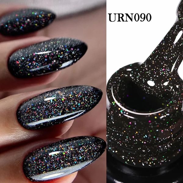 Ur Sugar 75ml Glitter Blass nero rosso gel nero Immergiti semi permanente dal top coat di base per manicure a vernice a vernice UV 240425