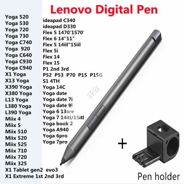 Casi 4096 Stylus Pen originale Lenovo Digital Pen GX80U45010 per Lenovo Yoga 6, Yoga 7 14ITL5, Yoga 7 15itl5, Duet Yoga 7 2 in 1 Tablet