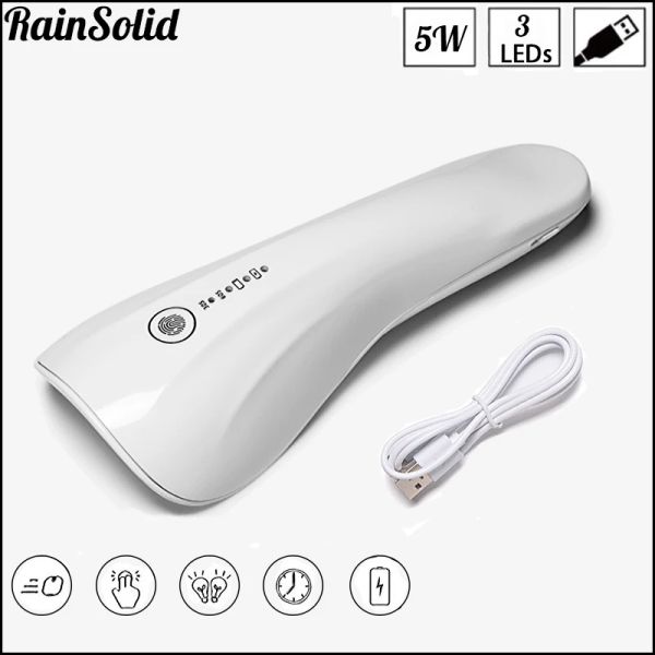 Kits Manicure Explosiva Profissional Handheld Manicure Lamp 5W, Adequado para Lâmpada de Poliship de Unis de UV/LED de óleo de secagem rápida