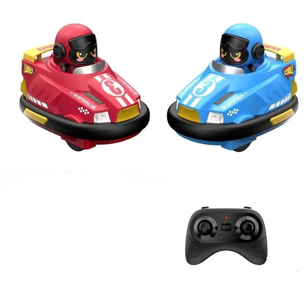 2,4G RC Toy Kart Car Car Pop Up Crash Crash Bounce Light Children Remote Corn Kart Toy Parent Kind Interaction Gift 240418