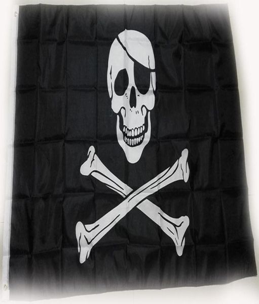 90x150 cm 3x5 fts Jolly Roger Skull Cross Bones Flag Flag Factory Direct4765863