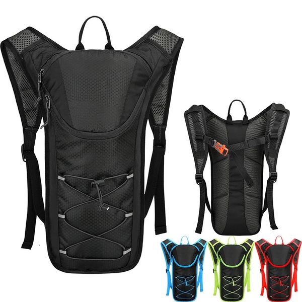 Mochila de bicicleta de bicicleta Pacote de mochila Pacote de saco de água à prova d'água Mochila de armazenamento de escalada Bolsa de hidratação de corrida Rucksack 240411