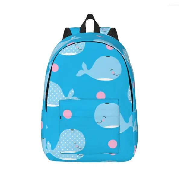 Backpack Whale Animals Onisex Travel Bag BookBag BOOKBAG Mochila