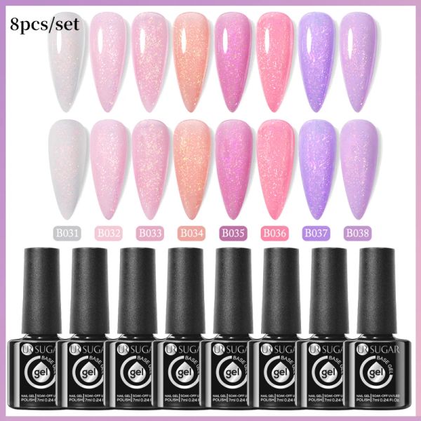 Комплекты Ur Sugar 6/8pcs/Set Gnail Gel Prick Pink Glitter Color