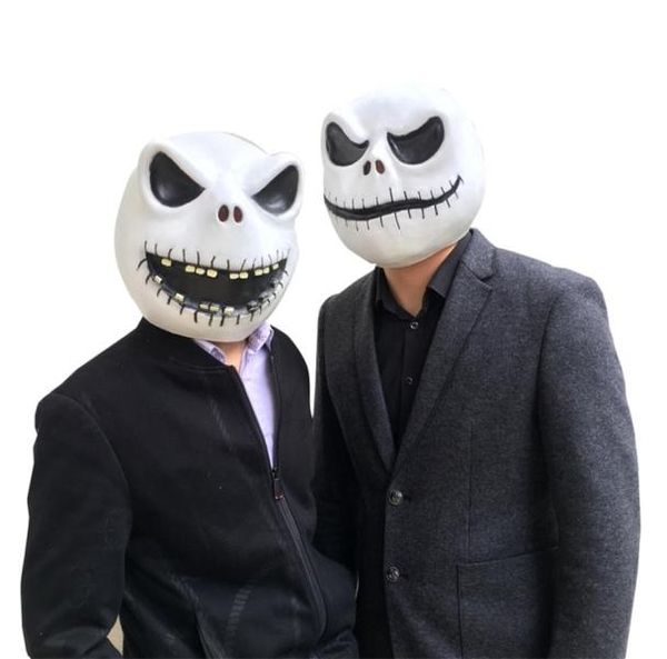 The Nightmare Before Christmas Jack Skellington Cosplay Mask Full Head Masks Latex Carnival Carnival Xmas Party Props 200922654401