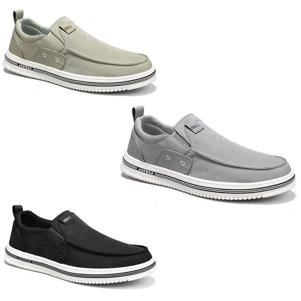 Sapatos casuais verdes pretos brancos marrom marrom cinza respirável athleisure slip-on sapatos tênis tênis 39-44 gai