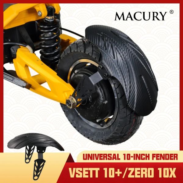 BARCHE MUDGUARD FIRMADIBERN UNIVERSALE PER VSETT 10+ MUKUTA 10 PLUS ZERO 10X 10X Kaabo Mantis da 10 pooter elettrico ala di parafango elettrico