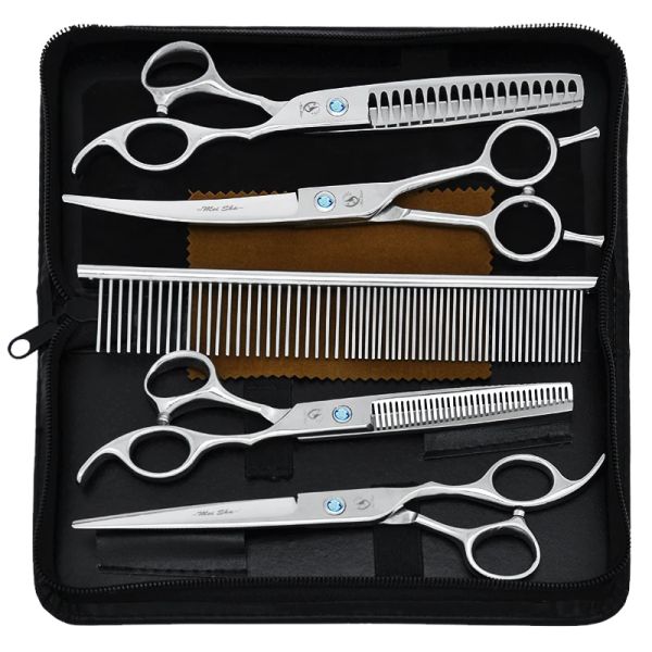 Ножницы 7 -дюймовые Meisha Professional Pet Ncissors Dog Grooming Shears Япония стальные щенки животные мех парикмахерские.