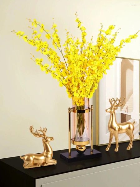 Vasi Modern Fashion Creative Letre Glass Vase Decoration Table