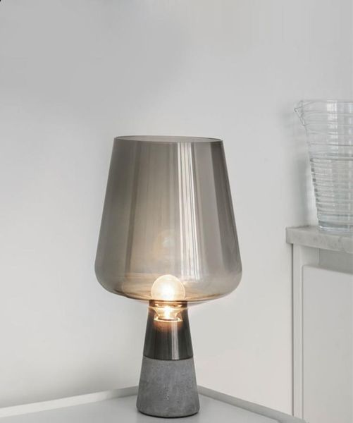 Nordischer Nachttisch Lampenstil rustikal kreativ minimalistisch Studium Zement Schlafzimmer Bett Wohnzimmer LED -Schreibtisch Leuchten 4985044