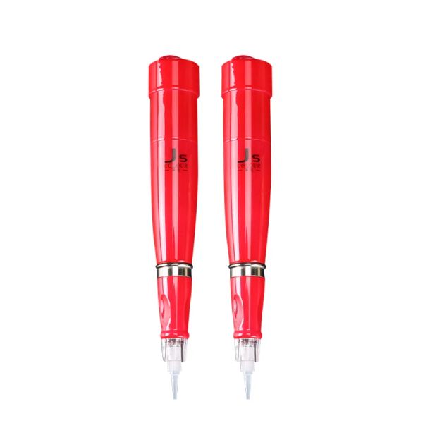 Pecifier 2016 New JS Color Red Professional Micro Nadeln Hine Lade -Plugin Dual Permanent Make -up Hine Pen