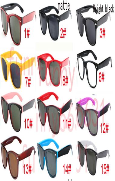 Summer Man Beach Fashion Bike Guids Oftares Sunte Protection UV Outdoor Sport Cycling Biking Women Sun occhiali retrò Eyewear 18Colo2680567