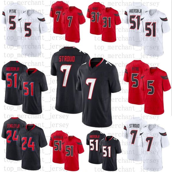 7 CJ Stroud Football Jersey Stefon Diggs Will Anderson Jr Hunter Joe Mixon Dameon Pierce Jalen Pitre Laremy Tunsil Нико Коллинз Далтон Шульц Фэрбэрн