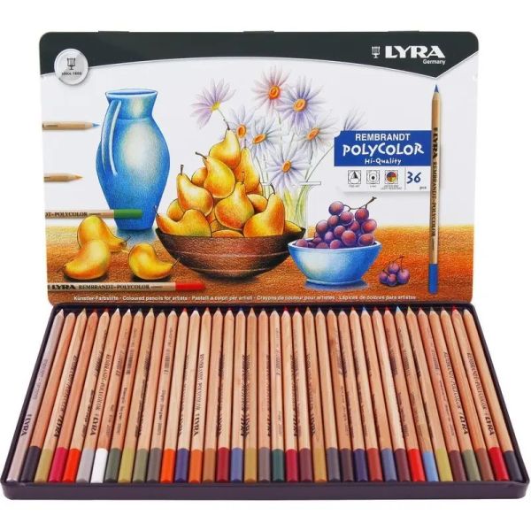 Marcadores Lyra 36/72 Cores Rembrandt Polycolor Color Lápis Desenho Desenho Lápis Crayons Lapices De Colores Lápis de cor material