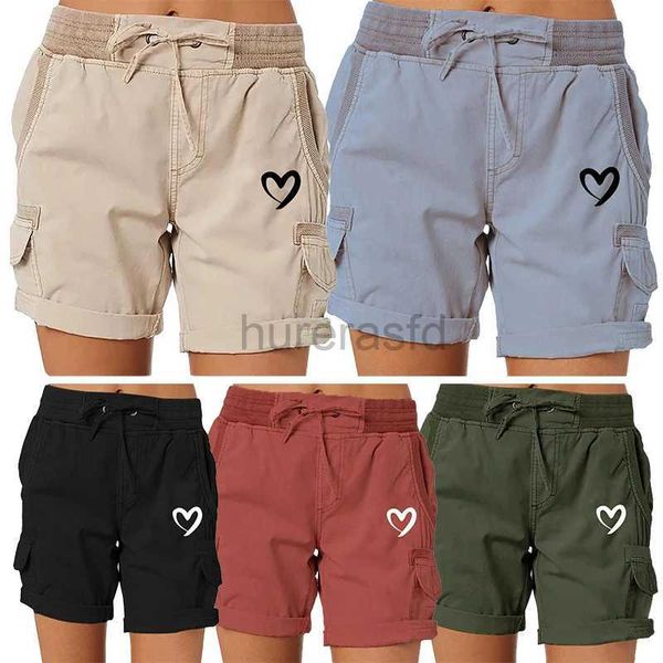 Shorts da donna Summer Trending Heart Women Shorts Shorts Casual Jogging Shorts Shorts Shorts Plus size S-3xl D240426