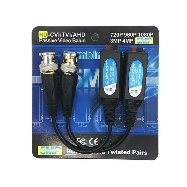 HD BNC VIDEO BALUN 5MP 4MP 3MP 960H 1080P 720P TRUTTORE TUTTO UTP CAT5 HD CVI TVI AHD per Camera