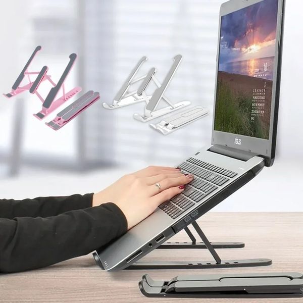 Yeni dizüstü bilgisayar standı ayarlanabilir yükseltici braket katlanabilir tutucu dizüstü bilgisayar destek dizüstü bilgisayar aksesuarları /dell inspiron /hp dizüstü bilgisayar