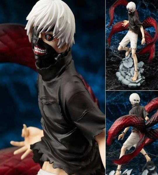 Ужасная вечеринка маски Токио упырь Kaneki Ken Mask Регулируемая молния на молнии Хэллоуин Рождественская кожаная маска кожа