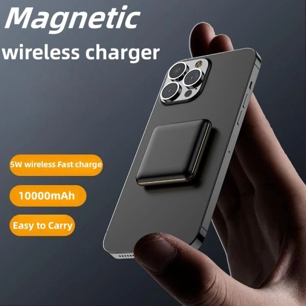Chargers Magnetic Wireless Charger Mini Power Bank 10000mAh carregador portátil PowerBank para iPhone 14 13 12 Xiaomi Samsung Spare Battery