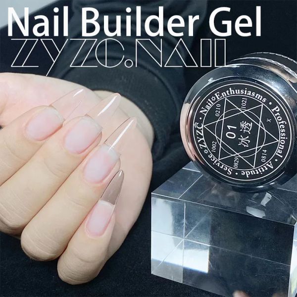 Gel zyzc Nagel hochwertig heiß verkauft transparent Gel Gel Dicke Hard UV Builder Extension Gel für Nails Art Salon