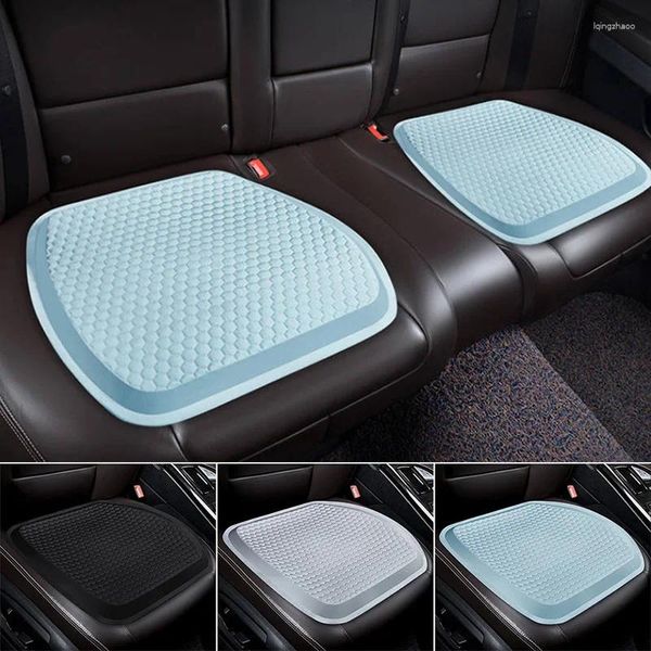 Alívio de pressão do assento de carro de verão de travesseiro Gel respirável para cadeira de escritório em casa quatro temporadas universal