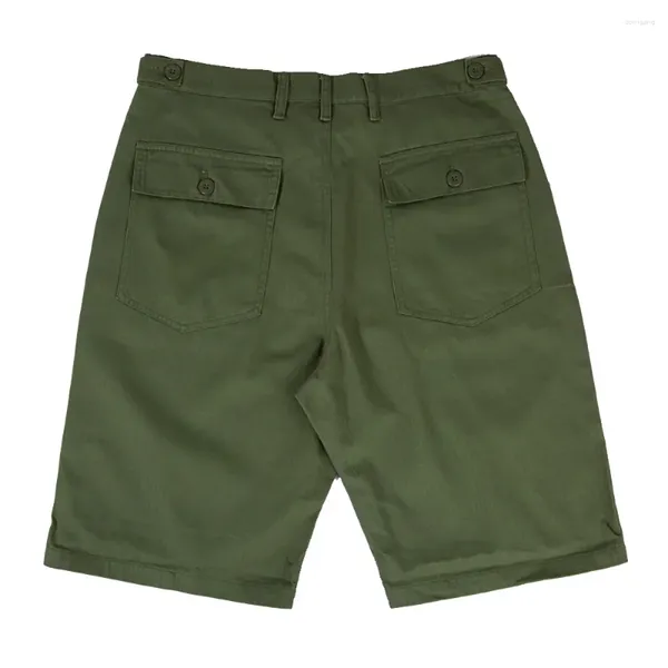 Pantaloni da uomo ggo pantaloncini sciolti gamba larga verde militare