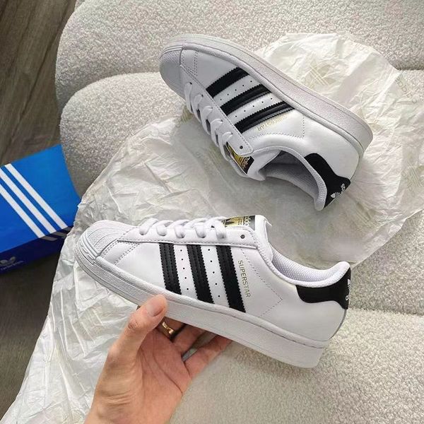 Adidaies Fashion Stan Smith Superstars Casual Shoes Мужчины женщины тройной черный белый oreo laser золотая платформа спортивные кроссовки.