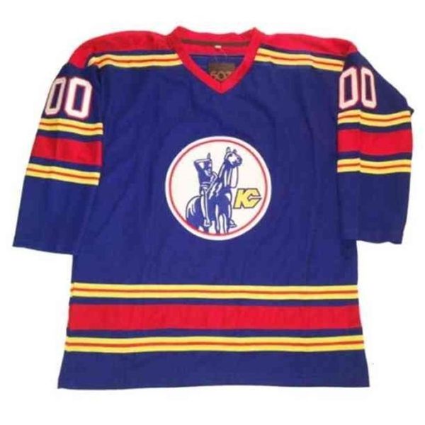 MTRH Custom Hockey Jersey Size XXS S-XXXL 4XL XXXXL 5XL 6XL KANSAS CITY SCOUTS CAMPELHO DE HOCKEY CEDIMENTE