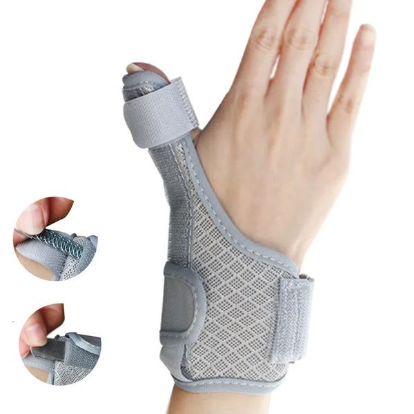 1pc Daumen Spica Schiene reversible Hand Daumen Handgelenk aus Trigger Finger Stabilisator Wache Daumenunterstützung für Arthritis Schmerzen Unisex 240425