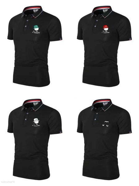 Polo da golf Polo Shirts Designer Korea Malbons Tshirt Maglietta da donna maglietta American Trendy Streetwear Magliette di cotone a maniche corte Sport Business Sport 2024 2024