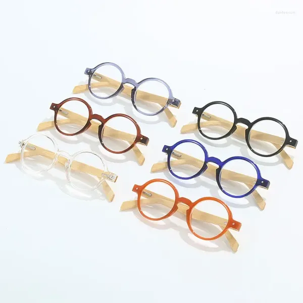Sonnenbrille Blaues Licht blockiert transparente Presbyopia Computer -Lesebrille für Frauen Männer weit zu runden Brillen Diopter 1.0 1.5