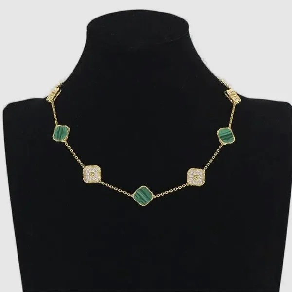 Collana di designer popolare collana vintage per trifoglio collana da donna collane da donna in stile femminile designer di gioielli per donna collana ZH219 B4