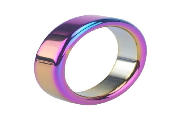 Arco -íris peinis anel dia 38 41 44 47 50mm para escolher escravo sexy metal arco -íris ereção de bola masculina bola de dondágios sexuais brinquedos para men5981457