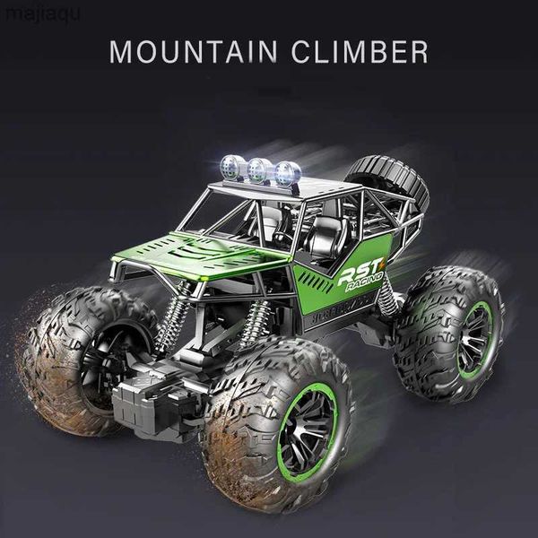 Elektro-/RC-Auto 4WD Off-Road RC Car Fernbedienungsteuerauto-Motorrad-Motorrad-Steuerauto mit LED-Leuchten 1 18 Kindertag Toyl2404