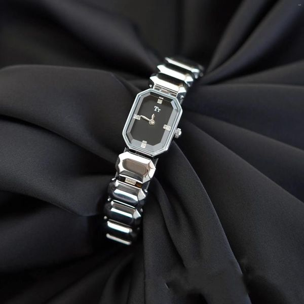 Orologi da polso 2024 donne in ottone antichi orologi oro di gioielli braccialetti classici in acciaio di rame di lusso