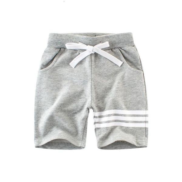 2024 Kinderkleidung Kleidung Sommerbaby Hosen Sport Jungen Shorts Girls Striped Casual Kurzkleidung Kinderteile Drop 240425