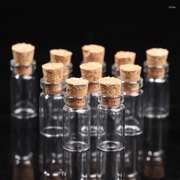 Şişeler 10 PCS Mini Cork Cam Şişeler Düğün Diy Drift Biberonya Dilek