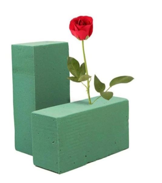 Blocchi di schiuma floreale 5 pezzi Flower Brick Florist Florist Form Forma Porta di fiori Oasis Assorbimento d'acqua per arredamento per il giardino domestico C15845817