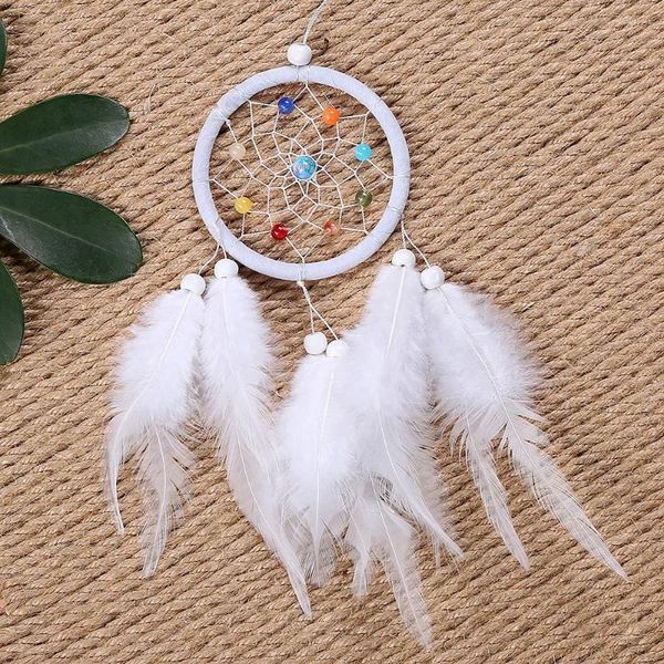 Dekorative Figurenstil Dream Catcher kreative Mini -Auto -Anhänger Handwerk Geschenkgeburtstag Dekoration Handwerksraum Dekor ästhetische Makrame