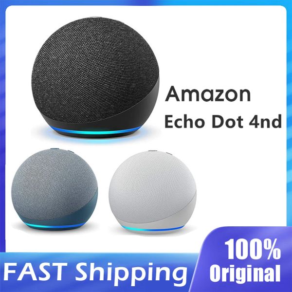 Жидкости оригинальный Echo Dot 4 Smart Dinger с Alexa Voice Assistant Smart Home 4 -го поколения Hub Smarter Home для ПК Новая бесплатная доставка