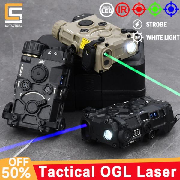 Luzes wadsn nylon tático de nylon ogl laser vermelho verde azul laser ir laser laser branco LED BLILHO